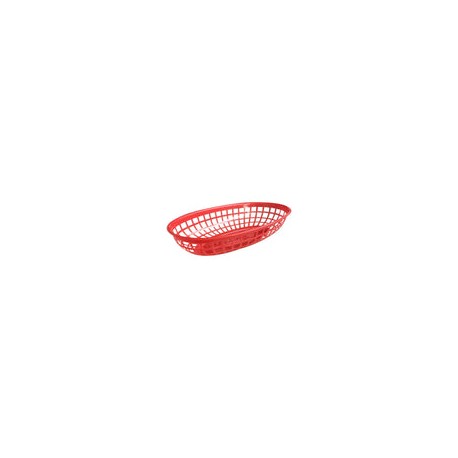 Canastilla Oval Roja en Polipropileno Isbw PLBK938R