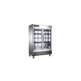 Congelador 2 Puertass de cristal CV-2PC-SS-01