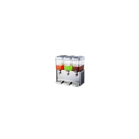 Enfriador de Aguas Frescas Seminuevo 3 Tanques Tipo Fuente (Spray) Migsa LYP-3X18
