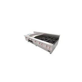 Estufa con 2 quemadores, freidor, plancha, asador y gratinador UNIVERSAL MD SLIM