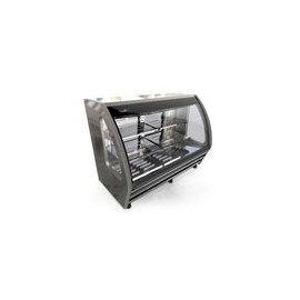 Imbera BHS150-I Vitrina Horizontal Exhibidora Cristal Curvo 2 Puertass. 153 cm. 340 Lt. /12 pies - 115 V INOX