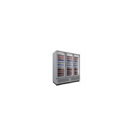 Imbera G372 1023871 Refrigerador Vertical 3 Puertas Cristal Luz Led 115V. 1/3 HP