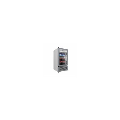 Imbera VL40 1024353 Refrigerador Vertical 4 pies, 1 Puerta Cristal Luz Led 115 V. 1/6 HP