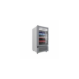 Imbera VL40 1024353 Refrigerador Vertical 4 pies, 1 Puerta Cristal Luz Led 115 V. 1/6 HP