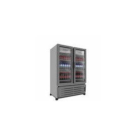 Imbera Vr19 1023803 Refrigerador Vertical 2 Puertass Cristal Luz Led 115V. 1/4 HP