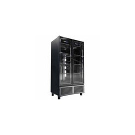 Imbera Vr26 1019885 Refrigerador Vertical Cobalt 2 Puertass Cristal Luz Led 115V. 3/8 HP