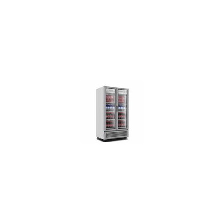 Imbera VRD26 1023540 Refrigerador Vertical 2 Puertass Cristal Luz Led 115V. 3/8 HP