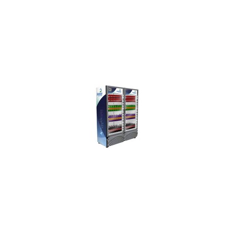 Imbera VRD35 1023618 Refrigerador Vertical 2 Puertass Cristal Luz Led 115V.