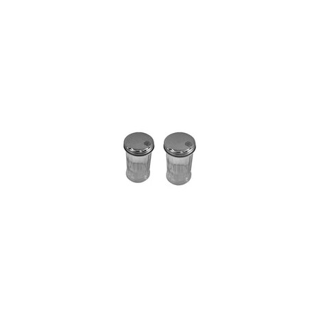 Isbw GLTWSJ012 Azucarero Tapa Flip Cristal Acero Inoxidable 12oz Paquete 2 Pz