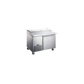 Mesa de preparación para pizzas 1 puerta MP-1P-SS-02