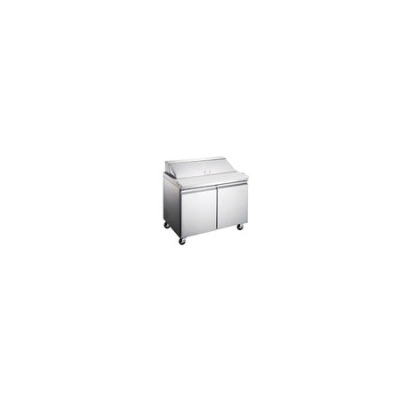 Mesa para ensaladas 2 Puertass ME-2P-SS-01