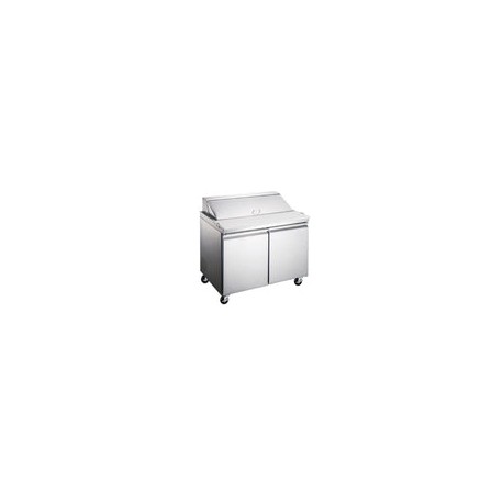 Mesa para ensaladas 2 Puertass ME-2P-SS-02