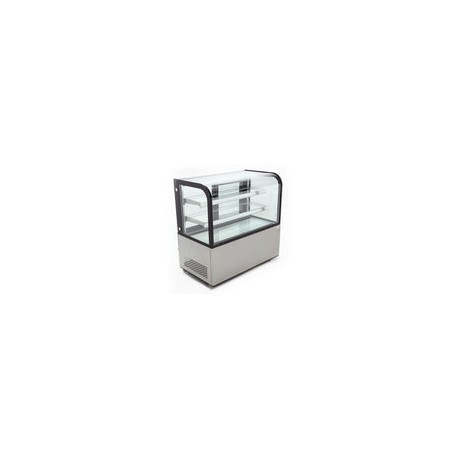 Migsa ARC-370Y Vitrina Exhibidora Refrigerada de Piso con Cristal Curvo