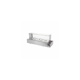 Migsa BN-B22 Baño Maria de 3 Insertos Medios de 10 cm de Profundidad 115V