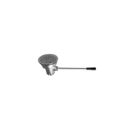Migsa BX-P3 Contra de Canasta de 1 1/2" (3.8 cm) de Acero Inoxidable con Tubo de Salida de Bronce