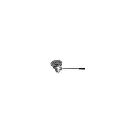 Migsa BX-P3 Contra de Canasta de 1 1/2" (3.8 cm) de Acero Inoxidable con Tubo de Salida de Bronce