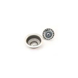 Migsa BX-R3 Contra de Canasta de 4" (10.1 cm) de Acero Inoxidable con Tubo de Salida de Bronce