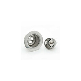 Migsa BX-R4 Contra de Canasta de 1 1/2" (3.8 cm) de Acero Inoxidable con Tubo de Salida de Bronce