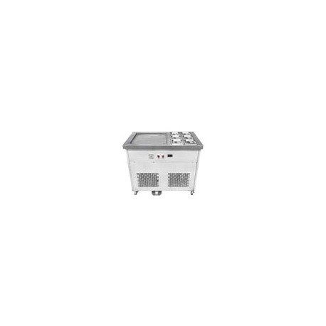 Migsa FIC-50S+6 Maquina de Helado frito de 1 tina rectangular + 6 insertos 110v