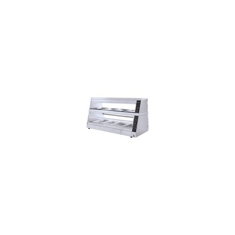 Migsa HW-6P Vitrina Caliente 2 Niveles 3000W