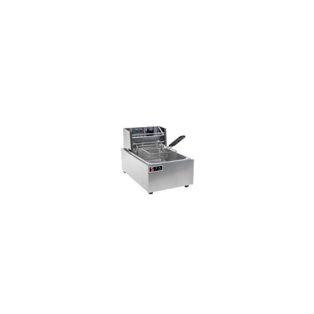 Migsa MEF-6 Freidora eléctrica de mesa de 6 litros