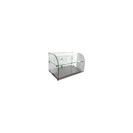 Migsa RTZ-45L Vitrina Exhibidora Neutra Cristal Curvo