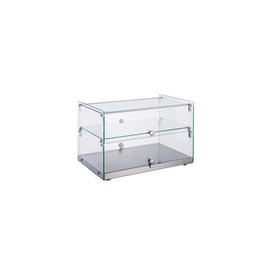 Migsa RTZ-50L Vitrina Exhibidora Neutra Cristal Recto 50Lt