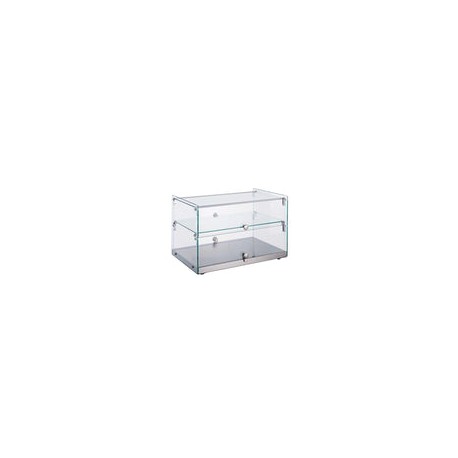 Migsa RTZ-50L Vitrina Exhibidora Neutra Cristal Recto 50Lt