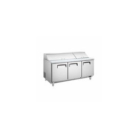 Migsa SCL-3 Mesa Fria para Ensaladas de 3 Puertas 510 lts