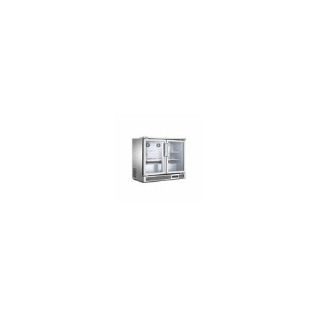 Migsa SG250 Refrigerador Back Bar de 2 Puertass de Cristal 250 lts