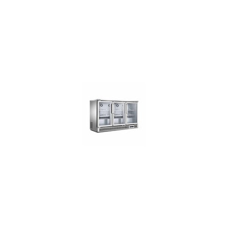Migsa SG380 Refrigerador Back Bar de 3 Puertas de Cristal 380 lts