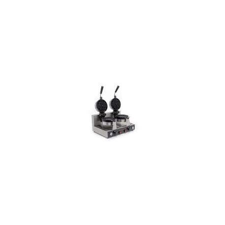 Migsa UWBX-2 Waflera Electrica Doble Tipo Belga Giratoria 50 a 30 °C 120V